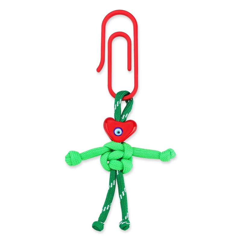 Müzedenal - Act Kalp Anahtarlık Koyu Yeşil