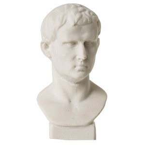 Agrippa Mini Heykel Beyaz - Thumbnail