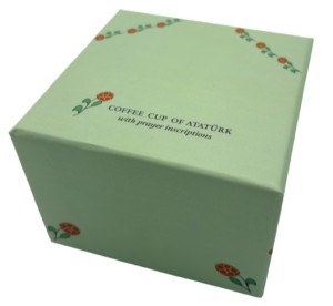 Atatürk'ün Dua Yazılı Kahve Fincanı - Thumbnail