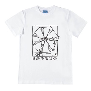 Bodrum Değirmen Boyama Seti T-Shirt - Thumbnail