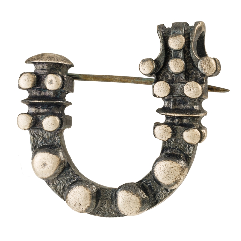 Müzedenal - Fibula Yuvarlak Desen Broş