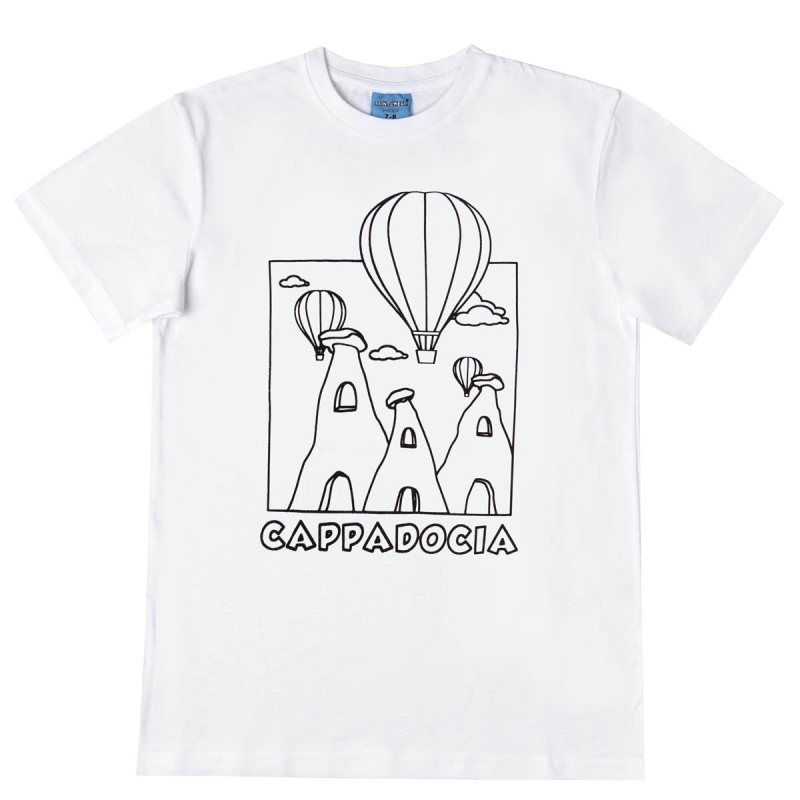 Göreme Balonlar Boyama Seti T-Shirt