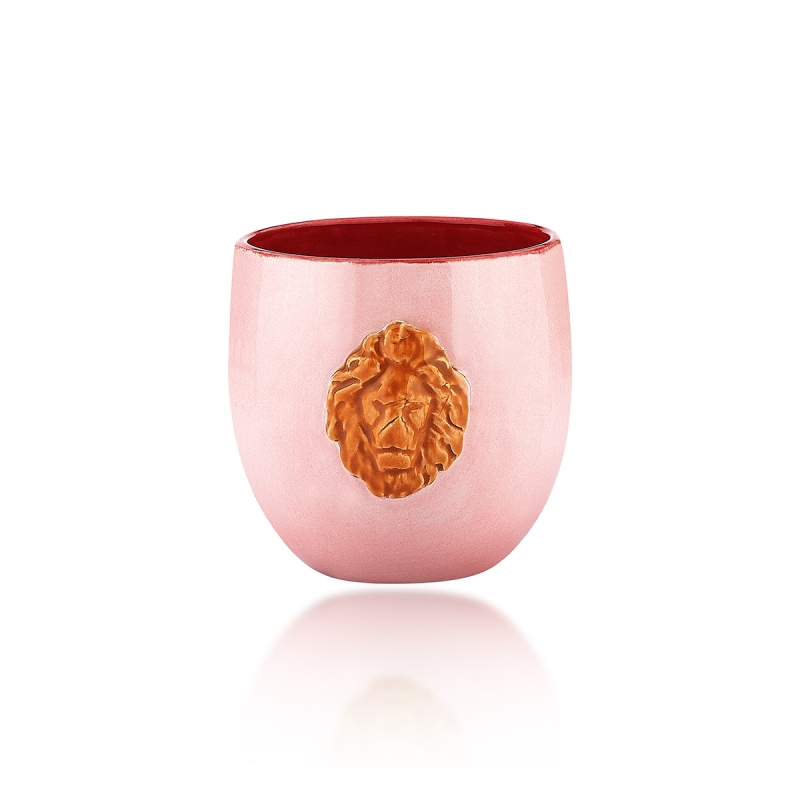 İodes Aslan Kupa Oval Pembe