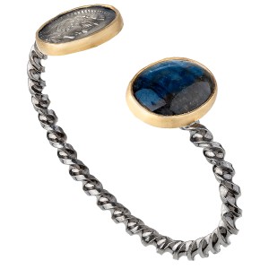 Labradorit Taşlı Burgu Bileklik - Thumbnail