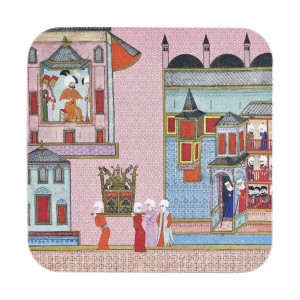 Minyatür Koleksiyonu Mantar Bardak Altlığı - Thumbnail
