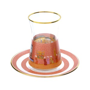 Minyatür Koleksiyonu Pembe Çay Bardağı - Thumbnail