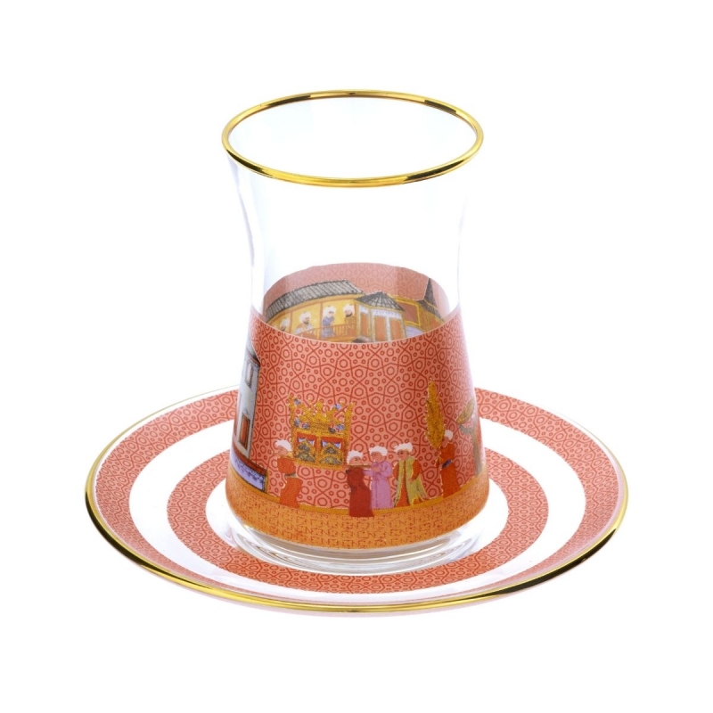 Minyatür Koleksiyonu Pembe Çay Bardağı