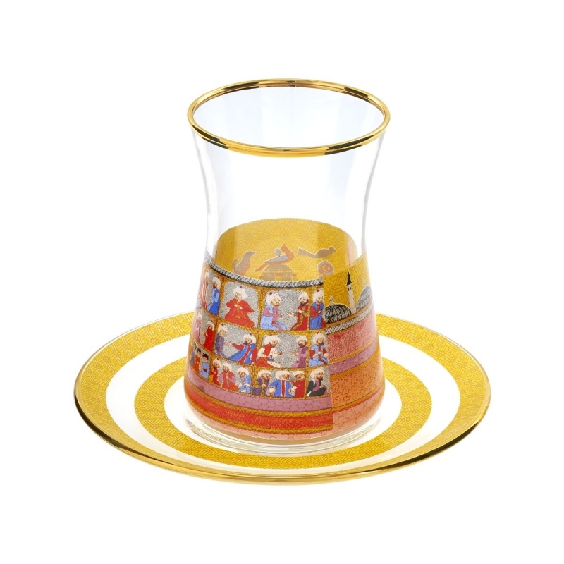 Minyatür Koleksiyonu Sarı Çay Bardağı