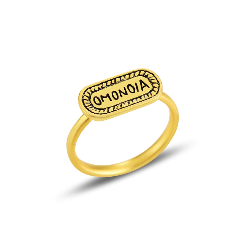 Omonoia Yazı İlk Evlilik Yüzüğü