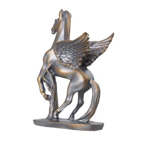 Pegasus Mini Heykel Gümüş - Thumbnail