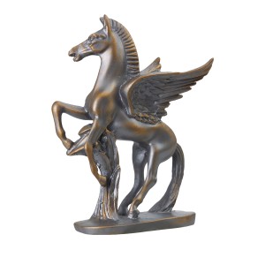 Pegasus Mini Heykel Gümüş - Thumbnail