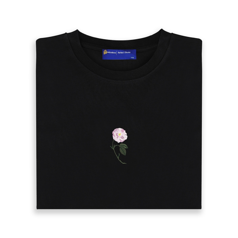 Reflect Topkapı Şakayık T-Shirt Siyah Unisex